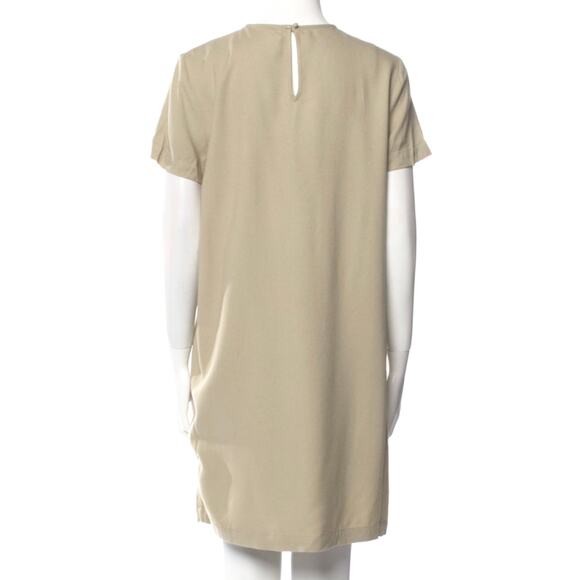 Jenni Kayne Palmer Everyday Crepe T Shirt Dress Willow Beige S - Picture 7 of 10